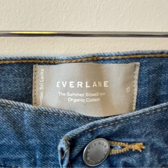 NWT Everlane Summer Slouch Jeans in Medium Blue - Picture 7 of 8